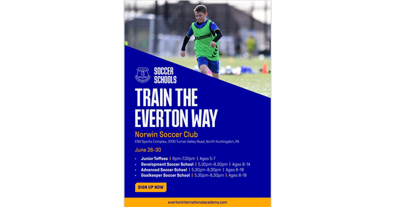 Everton FC International Summer Soccer Camp at Turner Valley