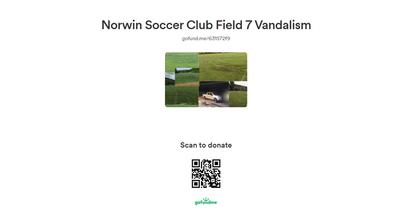 GoFundMe for Field 7 Vandalism