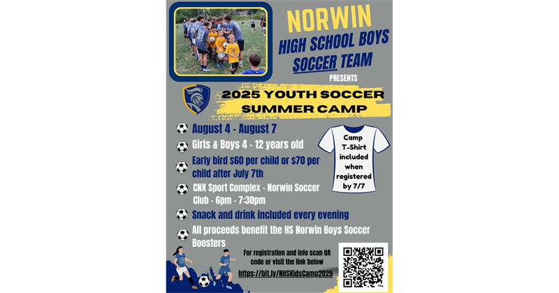 2025 Summer Soccer Camp - Norwin HS Boys